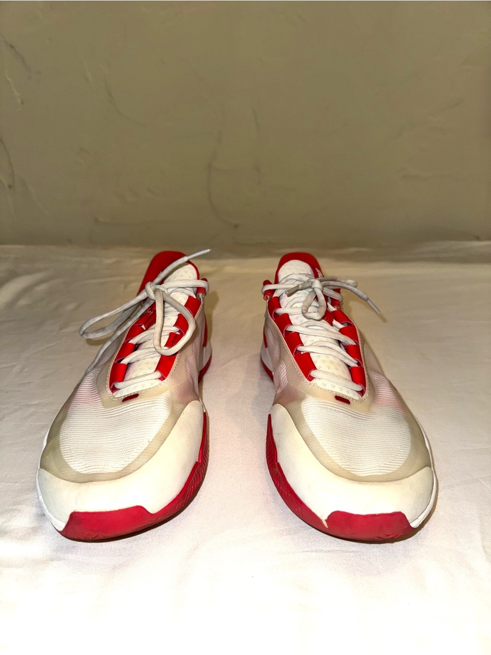 Wilson Rush Pro 5 Men’s Tennis Shoes White Red - Size 12